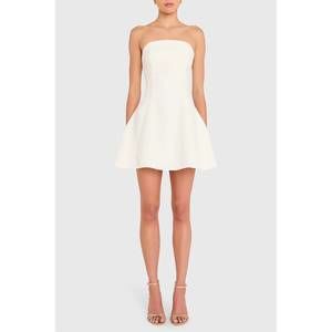 NEW AMANDA UPRICHARD women's romilly dress in white